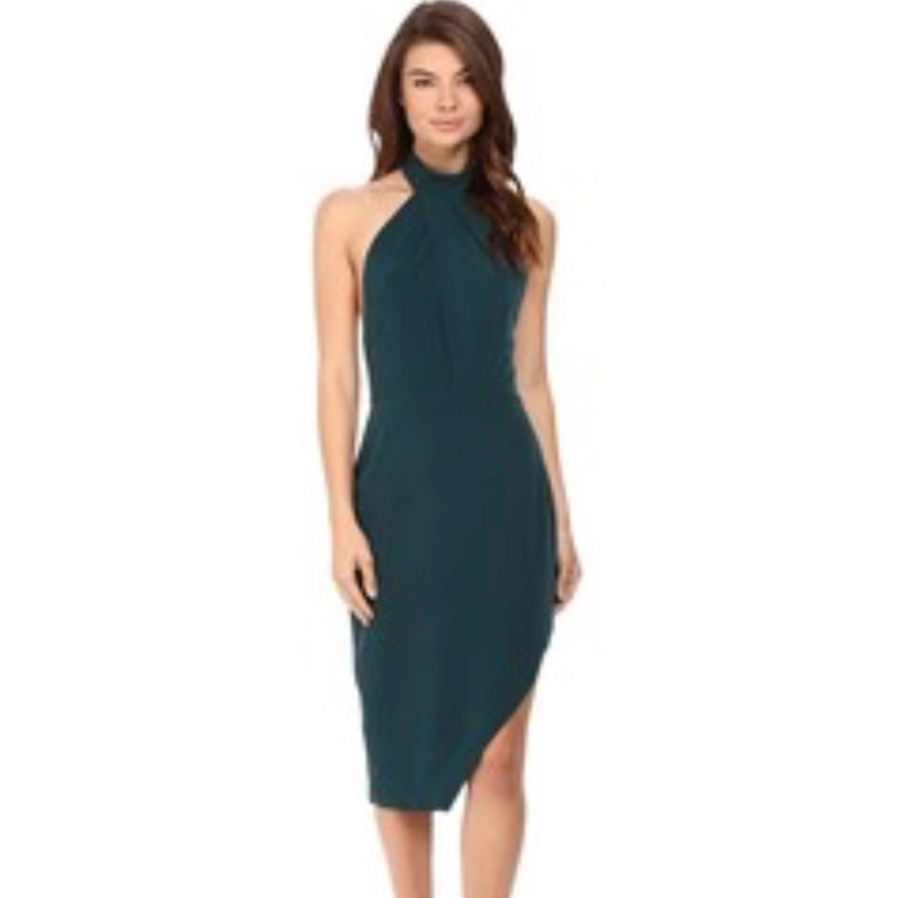 Stylestalker Riscal Halter Aquamarine Dress XS